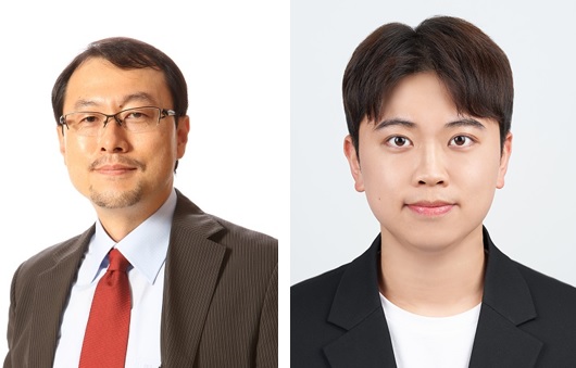 (왼쪽부터) 생명과학과 전상용 교수, 김도현 석박사통합과정