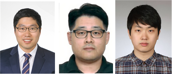 (왼쪽부터) KAIST 육종민 교수, 경북대학교 한영기 교수, KAIST 구건모 박사과정