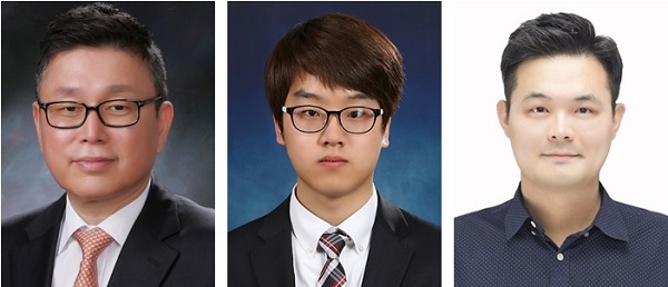 (왼쪽부터) 신소재공학과 배병수 교수, 장준호 박사, 박선중 박사