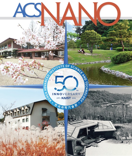 국제 학술지 ACS Nano에 실린 KAIST 50주년 기념특집호 소개 이미지