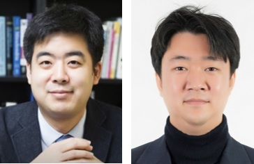 (왼쪽부터) 우리 대학 의과학대학원 주영석 교수, 경북대학교 의과대학 오지원 교수