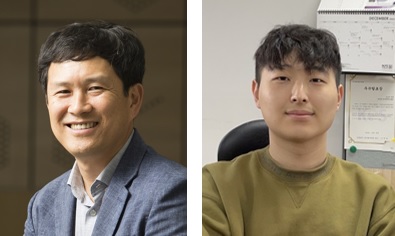 (왼쪽부터) 물리학과 김용현 교수, 신의철 박사과정