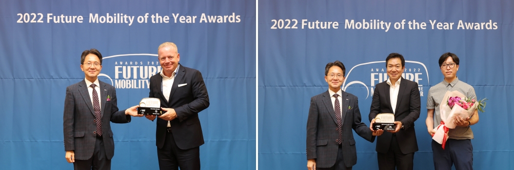 2022 KAIST 퓨처 모빌리티상 시상식 수상자들 기념 사진