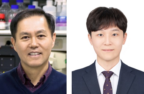 (왼쪽부터) 생명과학과 김진우 교수, 박준우 박사