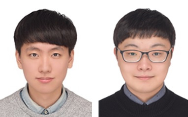 (왼쪽부터) 김재철AI대학원 권태형 박사과정, 고지훈 석박사통합과정