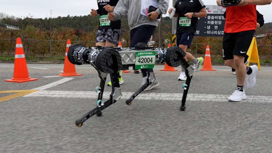 The Beach-Roaming Quadrupedal Robot RAIBO Successfully Completes a Full-course Marathon​ 이미지