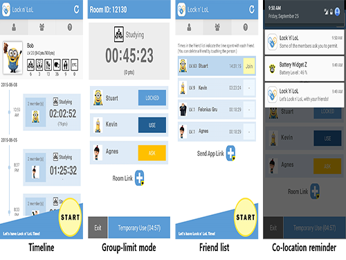An App to Digitally Detox from Smartphone Addiction: Lock n' LOL 이미지