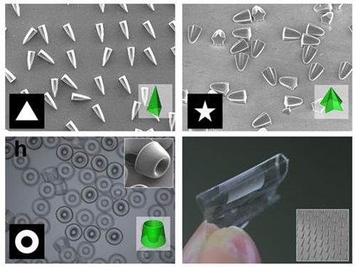 Novel Photolithographic Technology Enabling 3D Control over Functional Shapes of Microstructures 이미지