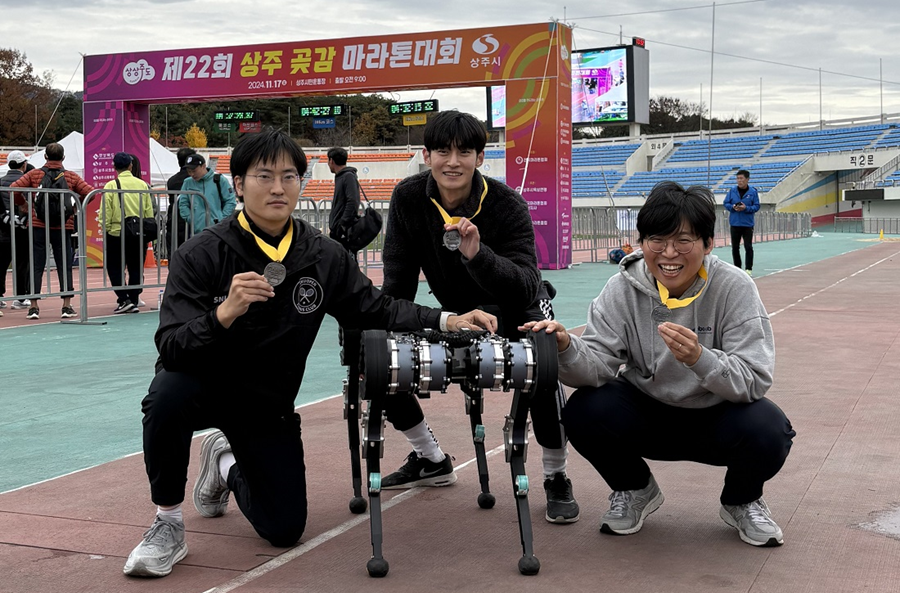 KAIST’s RAIBO2 becomes the World’s First Robo-dog to Successfully Complete a Full-course Marathon 이미지