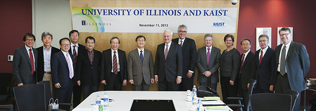 Visit by the President of the University of Illinois at Urbana-Champaign, US 이미지