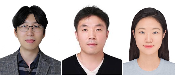 (왼쪽부터) 우리 대학 정연식 교수, KIST 김진영 박사, 우리 대학 김예지 석사(현 MIT 박사과정)