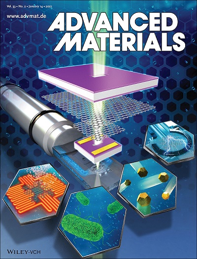 그림 3. 국제학술지 어드밴스트 머터리얼스 표지