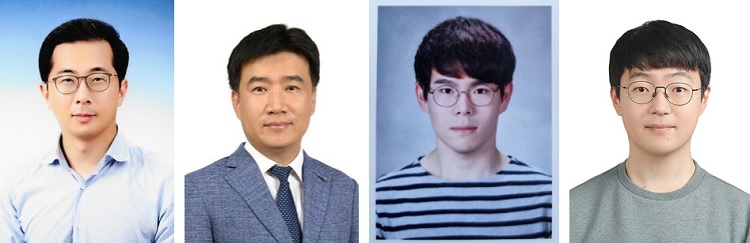 (왼쪽부터) 신소재공학과 장재범 교수, 김일두 교수, 송창우 박사과정, 안재완 박사