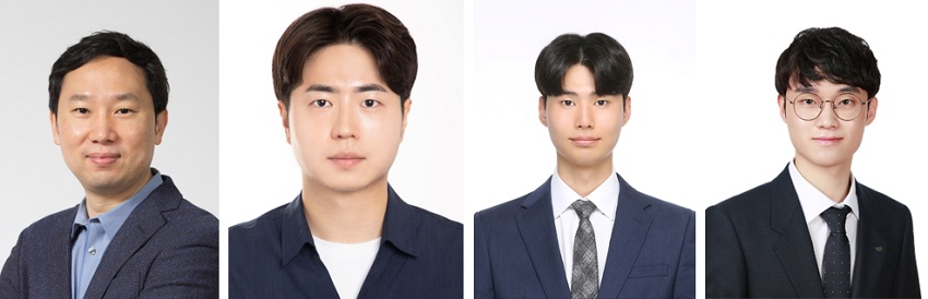 (왼쪽부터) 생명화학공학과 김지한 교수, 이원석 박사, 강영훈 박사, 배태언 박사과정
