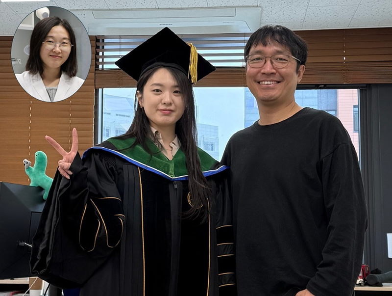 (상단) KAIST 강문영 박사, (왼쪽부터) KAIST 최유리 박사, 김상규 교수