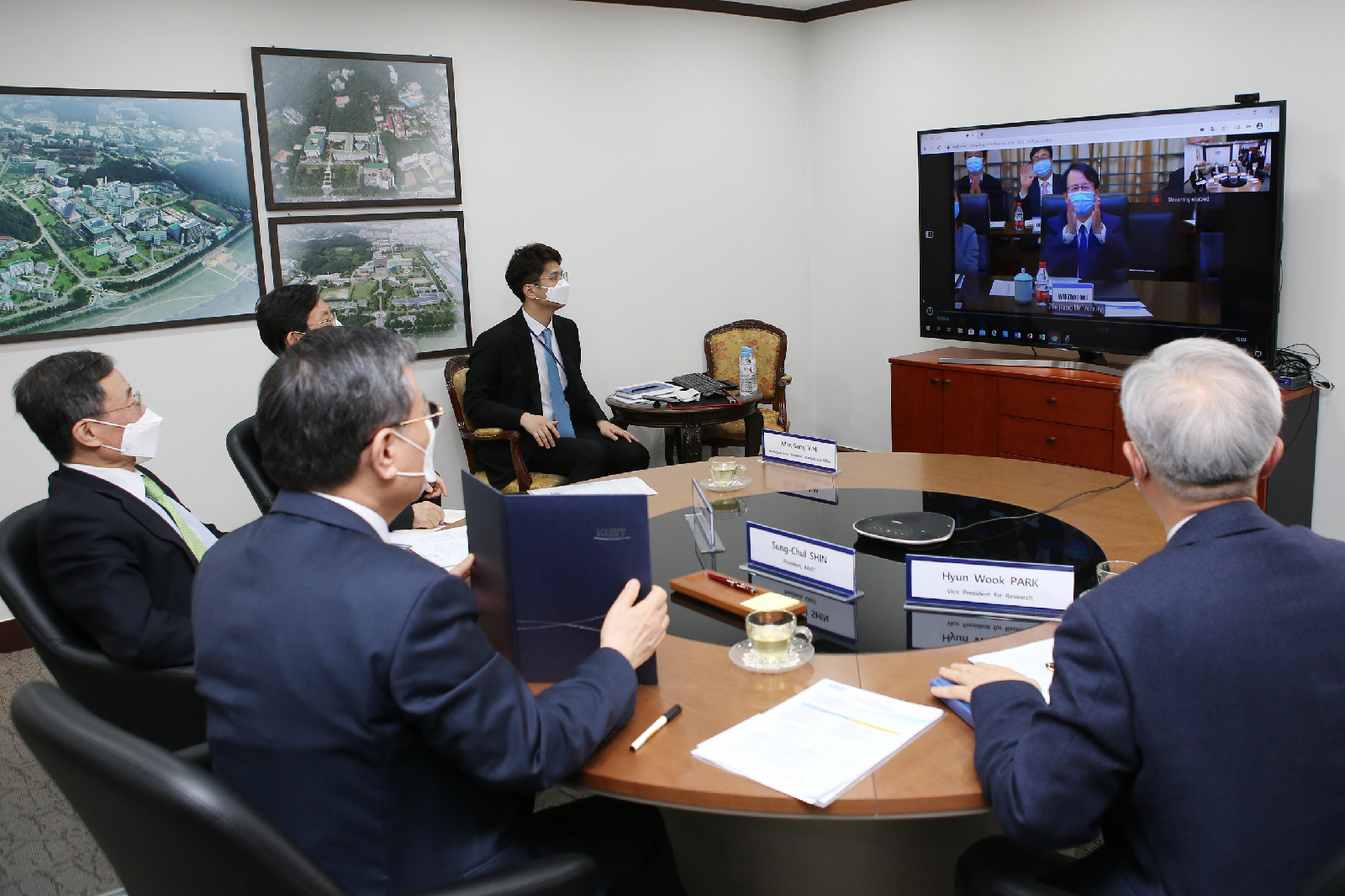 KAIST-ZJU Cyber MOU Signing Ceremony