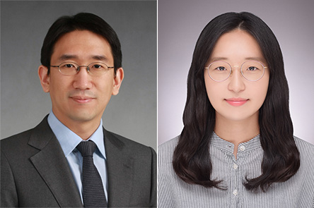 (왼쪽부터) 기계공학과 김정원 교수, 현민지 박사과정