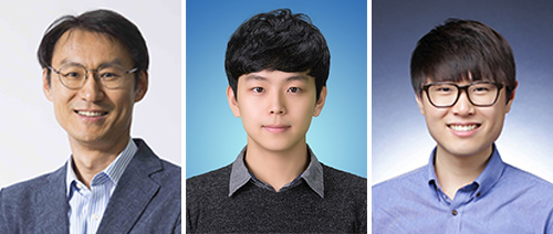 (왼쪽부터)정유성 교수, 김성원 박사과정, 노주환 박사과정
