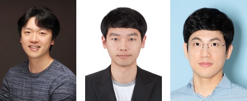 (왼쪽부터) 물리학과 이한석 교수, 김대곤 박사과정, 한상윤 박사