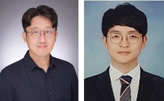 (왼쪽부터) 기계공학과 김형수 교수, 편정수 석사과정
