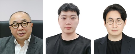 (왼쪽부터) 정송 교수, 김세연 학생, 이경한 교수