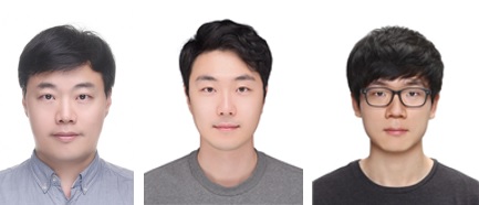 (왼쪽부터) 기계공학과 박인규 교수, 박재호 박사, 정용록 박사과정