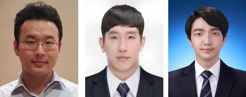 (왼쪽부터) 기계공학과 유승화 교수, 김용태 박사과정, 김영수 박사
