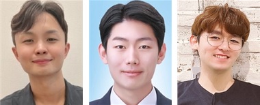(왼쪽부터) 김재철AI대학원 서민준 교수, 오한석 석사과정, 트웰브랩스 이승준 CTO