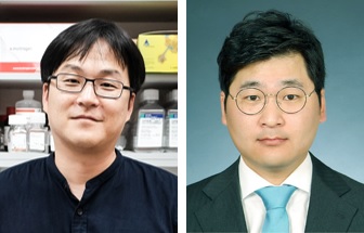 (왼쪽부터) 생명과학과 김찬혁 교수, 이영호 박사