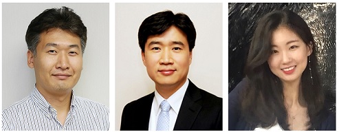 (왼쪽부터) 신소재공학과 전석우 교수, 김일두 교수, 함영진 박사과정