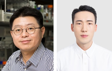 (왼쪽부터) 생명화학공학과 김신현 교수, 김종빈 박사과정