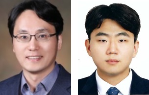 (왼쪽부터) 전기및전자공학부 김용훈 교수, 김태형 박사과정