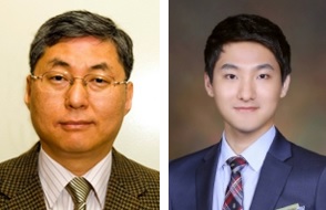 (왼쪽부터) 전기및전자공학부 유회준 교수, 한동현 박사과정