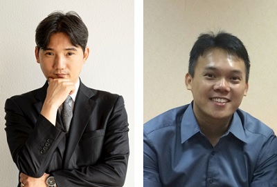 (왼쪽부터) 신소재공학과 홍승범 교수, 치 하오 리오우 박사