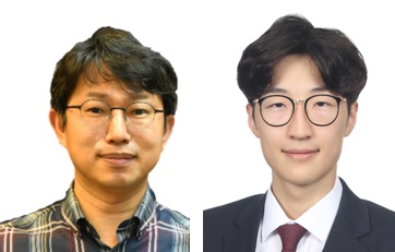 (왼쪽부터) 기계공학과 경기욱 교수, 마지형 박사과정