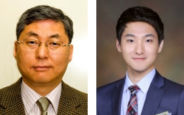 (왼쪽부터) 전기및전자공학부 유회준 교수, 한동현 박사