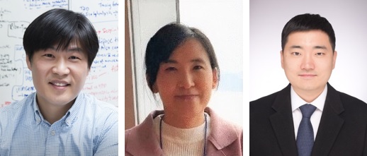 (왼쪽부터) 의과학대학원 서재명 교수, 생명공학연구원 박안나 박사, 의과학대학원 김광은 박사