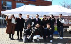 KAIST 글로벌 학생봉사단 일일카페 격려 방문 이미지