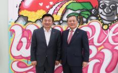 원희룡 제주특별자치도지사 환담 이미지