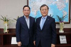 삼성전자 김창용 DMC 부사장 접견 이미지